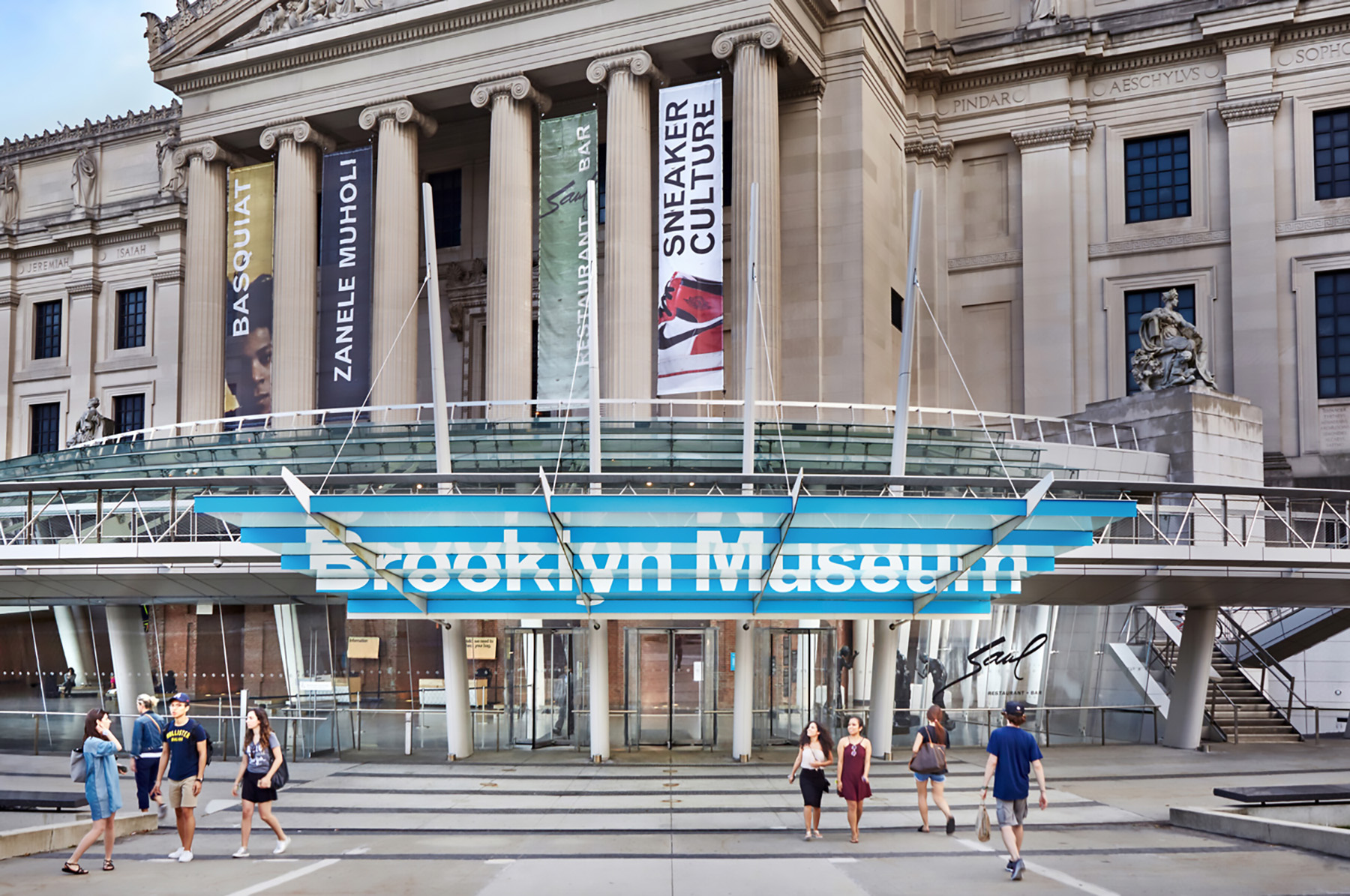 Brooklyn Museum temporary signage - MTWTF